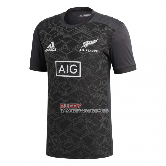 Camiseta Nueva Zelandia All Blacks Rugby 2018 Gris